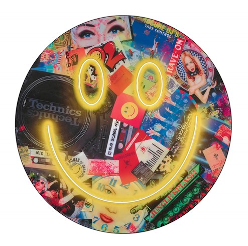 House Party by Dan Pearce - Framed Hand Embellished Mixed Media Edition